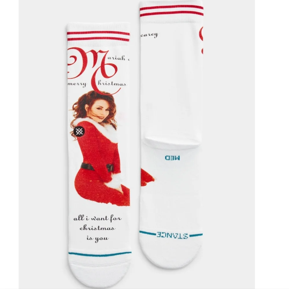 NWT Unisex Mariah Carey "Make My Wish Come True" Stance Crew Socks - Picture 4 of 7